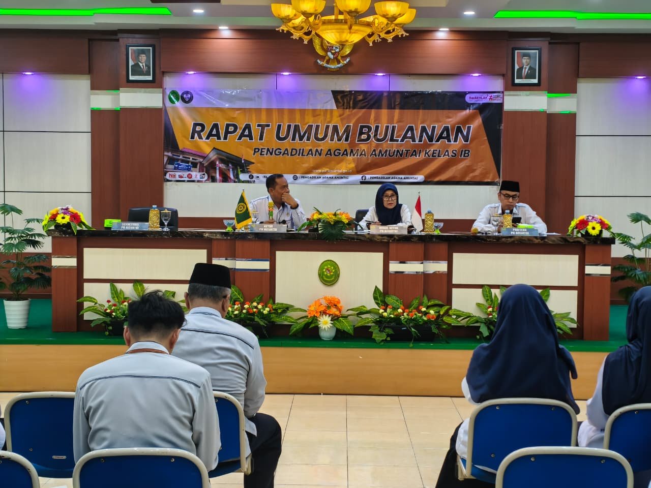 Perkuat Sinergi dan Profesionalisme, Pengadilan Agama Amuntai Kelas IB Gelar Rapat Umum Bulanan