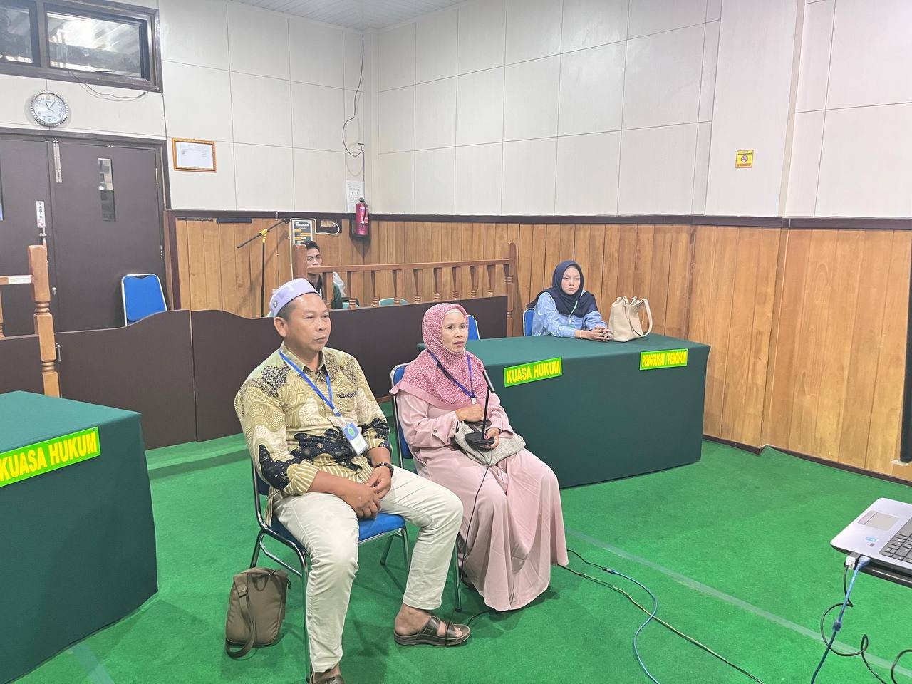 PA Amuntai Fasilitasi Sidang Telekonferensi Perkara Itsbat Nikah Kontensius PA Nanga Bulik